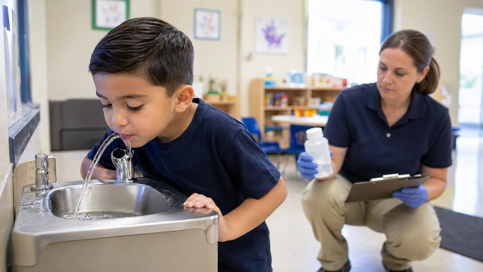 Lead in drinking water testing for child care facilities and schools